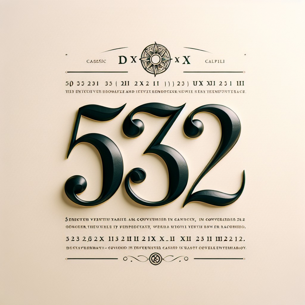 decimo segundo ano 532 en numeros romanos su significado y conversion