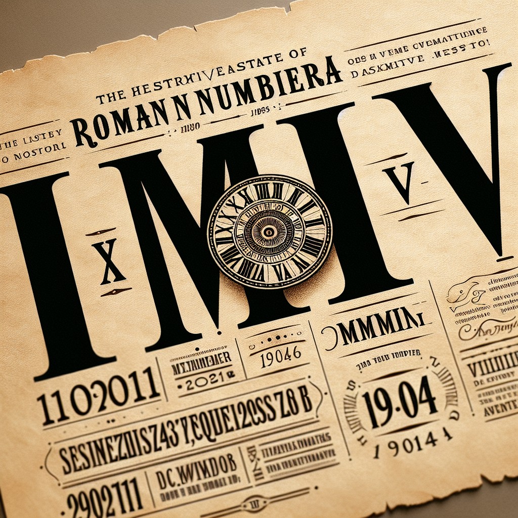 el ano 2004 en numeros romanos mmiv significado y curiosidades