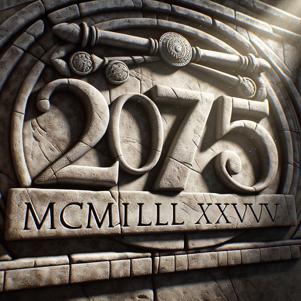 mcmlxxv ano 1975 en numeros romanos